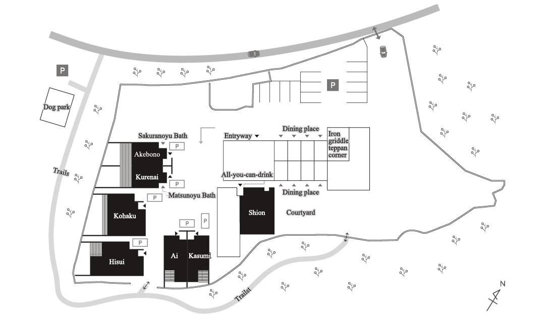 Map of our facilities